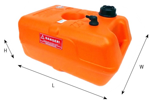Fuel Tank Hulk 22L with Gauge